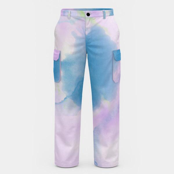 Cargohose mit Itchy  - Hose, lang oder kurz, bunt, 100% Polyester, Grösse S-5XL, fester Stoff, Normale Passform, Mischling, Mix, Shar Pei